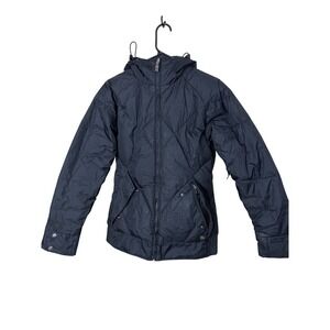 Burton Women's Down Insulated Hooded Ski Snowboard Jacket Black Size S